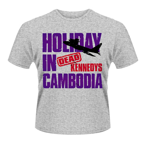 Dead Kennedys "Holiday In Cambodia Gray" (tshirt, large)