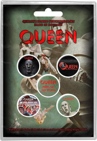 Queen "News of the World" (button set)