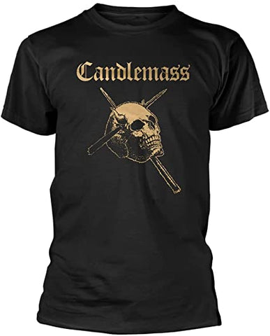 Candlemass "Gold Skull" (tshirt, large)