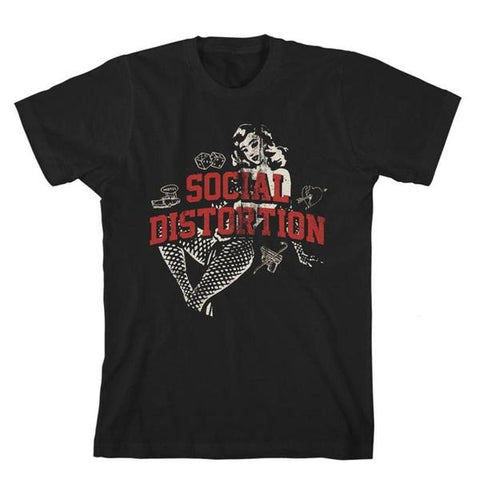 Social Distortion "White Light Icons" (tshirt, large)