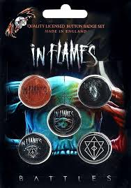 In Flames "Battles" (button pack)