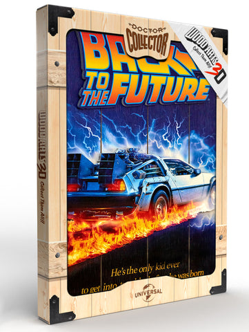 Back to the Future "Poster" (wooden art)