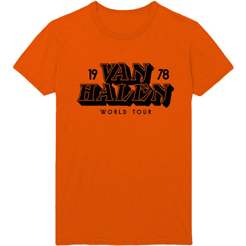 Van Halen "World Tour 1978" (tshirt, medium)