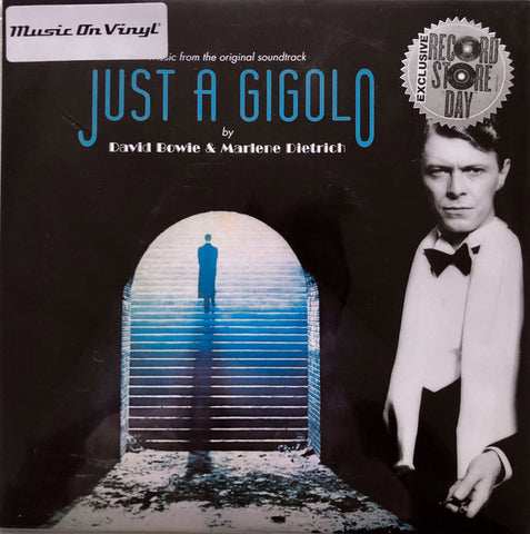 David Bowie / Marlene Dietrich "Soundtrack Just A Gigolo" (7", blue vinyl)