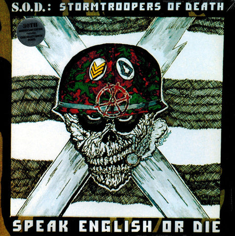 S.O.D. "Speak English or Die" (2lp, olive green/red splatter vinyl)