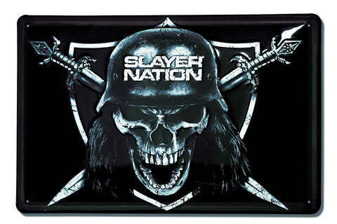 Slayer "Slayer Nation" (tin sign)