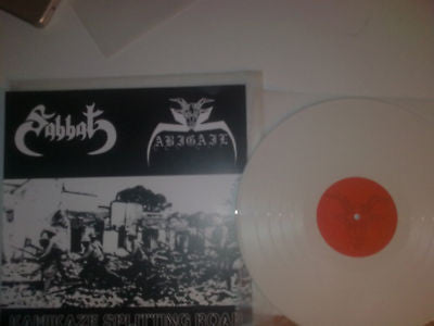 Sabbat / Abigail "Kamikaze Splitting Roar" (lp, white vinyl)