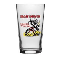 Iron Maiden "The Number of the Beast" (glass)