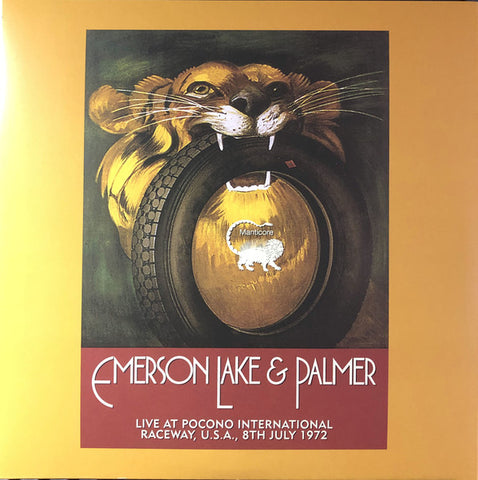 Emerson, Lake & Palmer "Live at Pocono International Raceway" (2lp, yellow/brown vinyl)