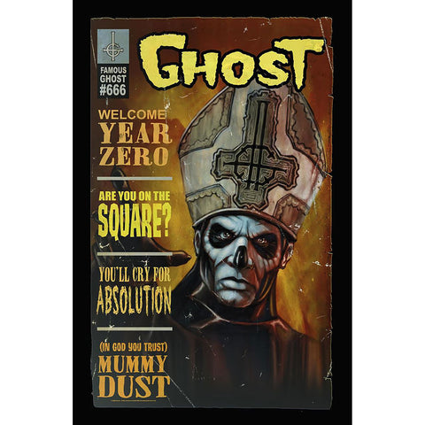 Ghost "Famous" (textile poster)