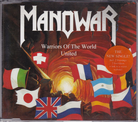 Manowar "Warriors of the World United" (cdsingle, used)