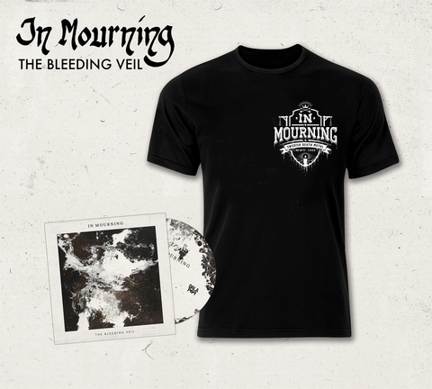 In Mourning "The Bleeding Veil" (bundle, CD + TSHIRT)