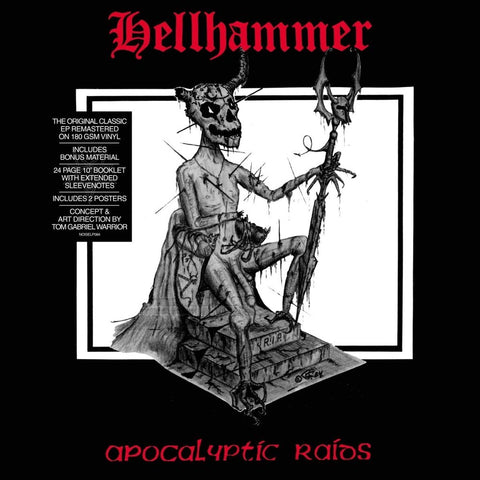 Hellhammer "Apocalyptic Raids" (lp, 2020 reissue, red vinyl)