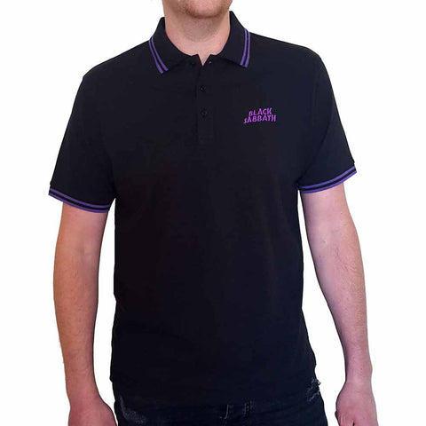 Black Sabbath "Wavy Logo - Black" (polo shirt, medium)