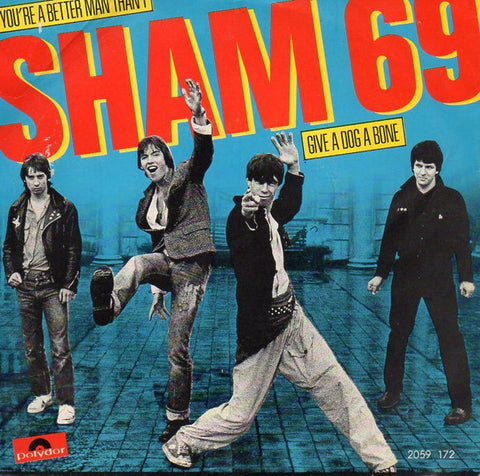 Sham 69 "You're A Better Man Than I" (7", vinyl, used)