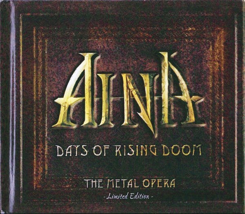 Aina "Days Of Rising Doom - The Metal Opera" (2cd/dvd, digibook, used)