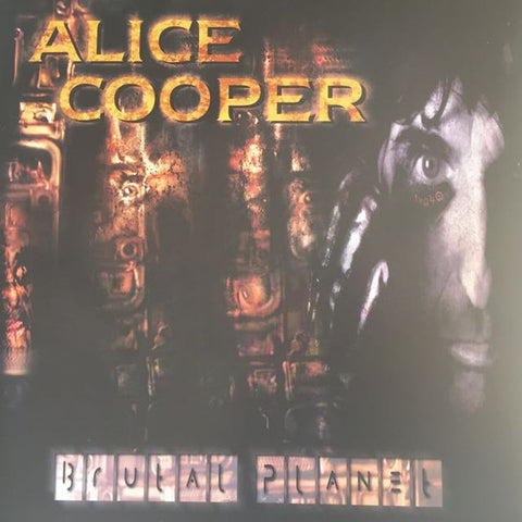 Alice Cooper "Brutal Planet" (lp, yellow vinyl, used)
