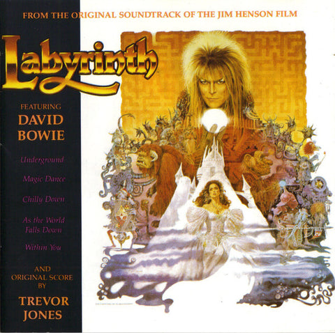David Bowie / Trevor Jones "Labyrinth (From The Original Soundtrack Of The Jim Henson Film)" (cd, used)