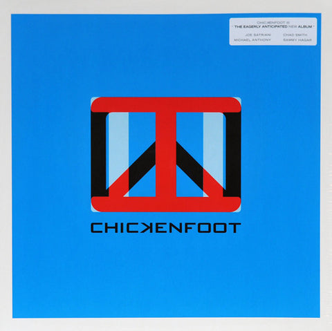 Chickenfoot "III" (lp, blue vinyl w/3D glasses, used)