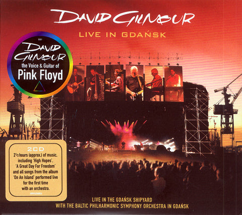 David Gilmour "Live In Gdansk" (2cd, digi)
