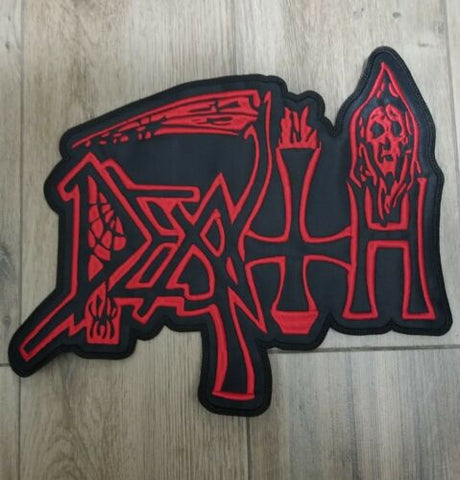 Death "Red Logo Cut Out" (patch)
