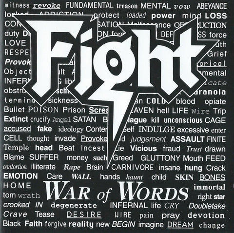 Fight "War Of Words" (cd, used)