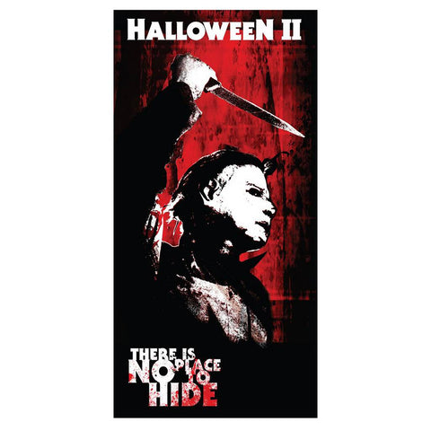 Halloween 2 "There Is No Place To Hide" (bath towel)