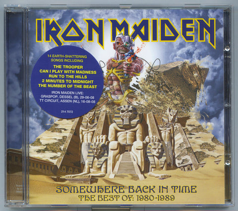 Iron Maiden "Somewhere Back In Time" (cd, used)