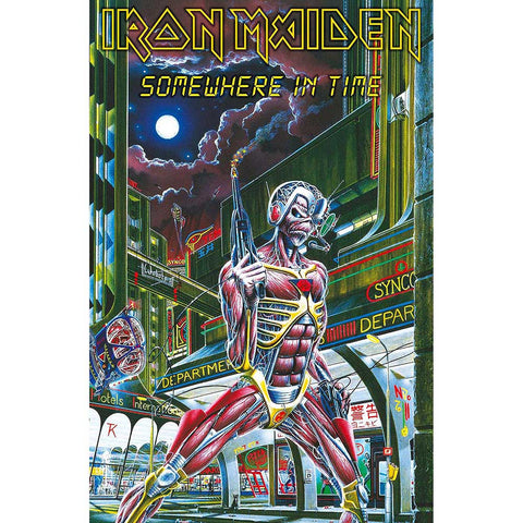 Iron Maiden "Somewhere In Time" (textile poster)