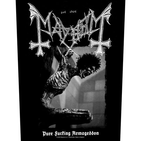Mayhem "Pure Fucking Armageddon" (backpatch)