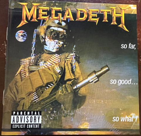 Megadeth "So Far, So Good... So What" (cd, used)