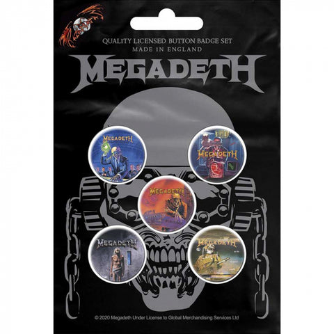 Megadeth "Vic" (button pack)