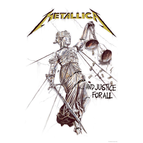 Metallica "And Justice For All" (textile poster)
