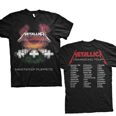 Metallica "Master of Puppets European Tour" (tshirt, xl)