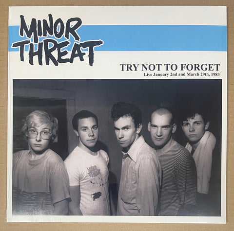 Minor Threat "Try Not To Forget" (lp)
