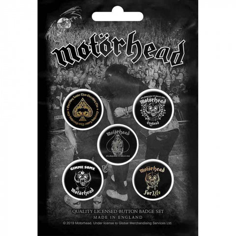 Motorhead "Clean Your Clock" (button pack)