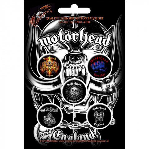 Motorhead "England" (button pack)