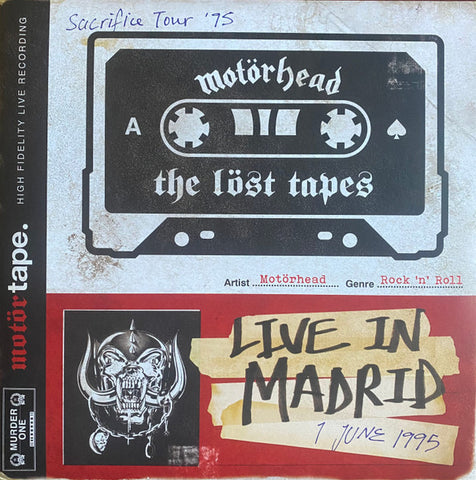 Motorhead "The Lost Tapes - Live In Madrid" (2lp)