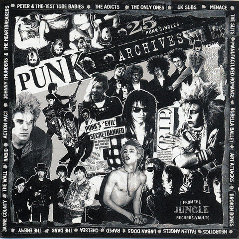 Punk Archives - 25 Punk Singles (cd, used)