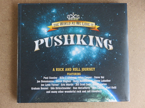 Pushking "The World As We Love It - A Rock And Roll Journey" (cd, digi, used)