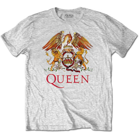 Queen "Classic Crest - Grey" (kids tshirt, 9-11 years)