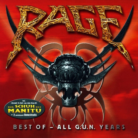 Rage "Best Of All G.U.N. Years" (cd, used)