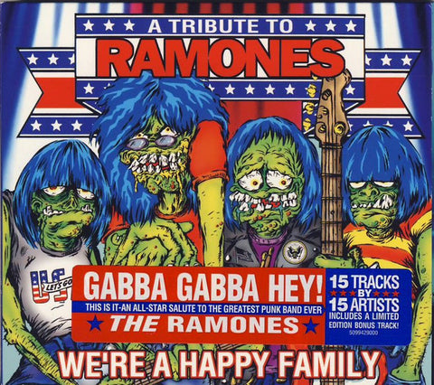 Ramones "A Tribute To - We're A Happy Family" (cd, digi, used)