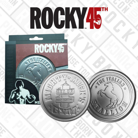 Rocky "45th Anniversary" (metal coaster set)