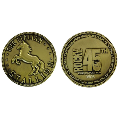 Rocky "45th Anniversary" (embossed coin)