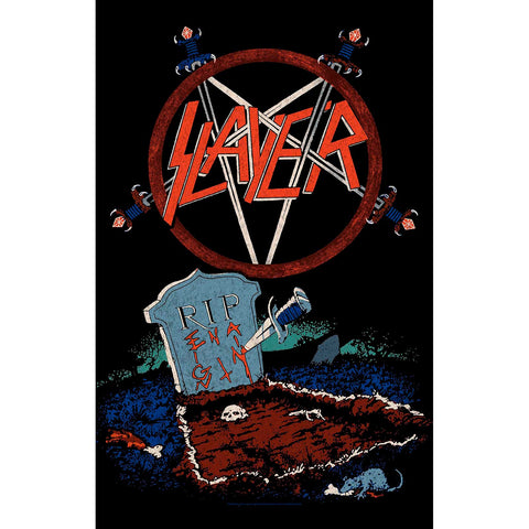 Slayer "Reign In Pain" (textile poster)