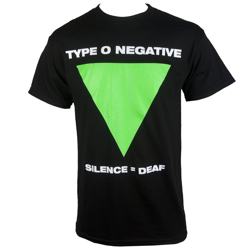 Type O Negative "Silence = Deaf" (tshirt, large) – Aftermath Music